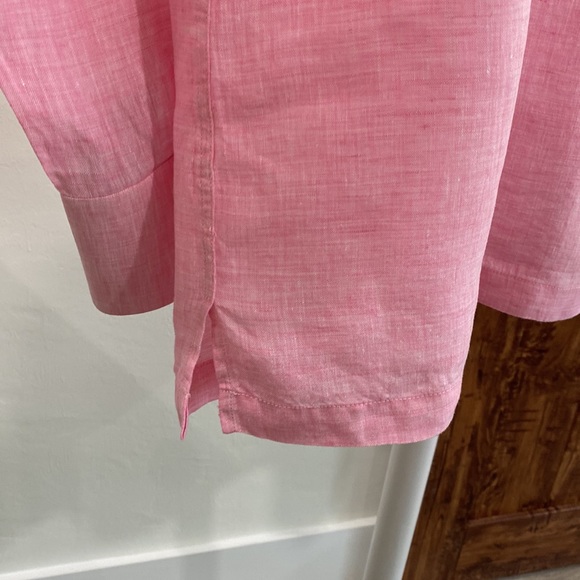 INSERCH COLLEZIONE 100% LINEN SHIRT - Picture 6 of 12